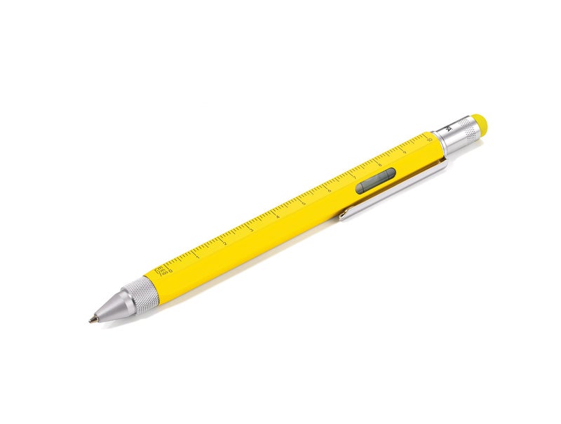 Troika Construction Ballpoint Pen, Yellow (PIP20YE) - Image 1